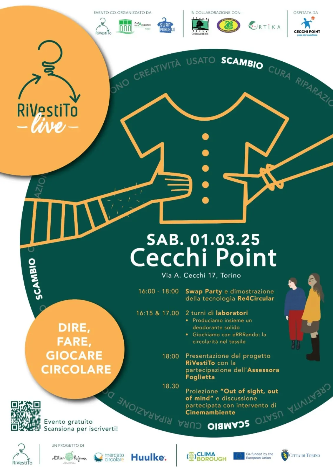 RiVestiTo Live – Dire, Fare, Giocare Circolare